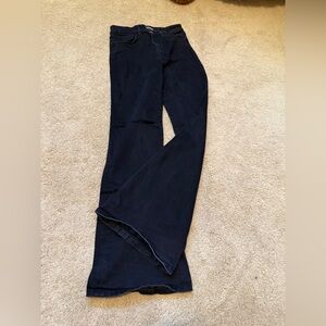 Joe's Jeans Black Flare Leg Jeans Size 27 Stretch